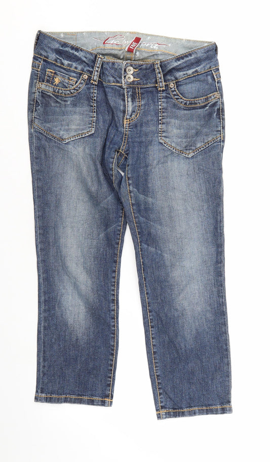 CDC Womens Blue  Denim Cropped Jeans Size 30 in L23 in