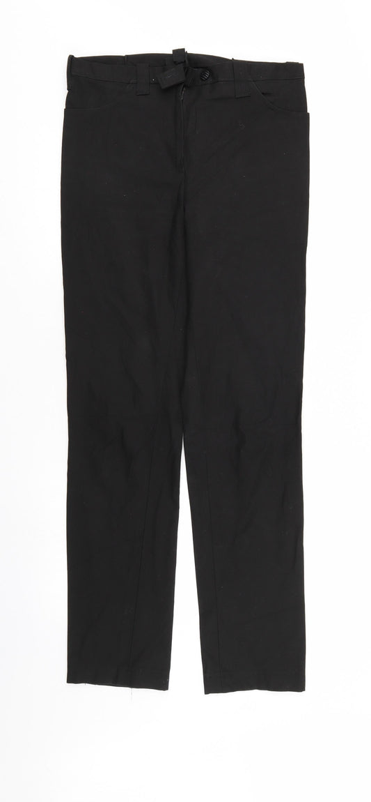 Preworn Womens Black   Trousers  Size 30 in L30 in