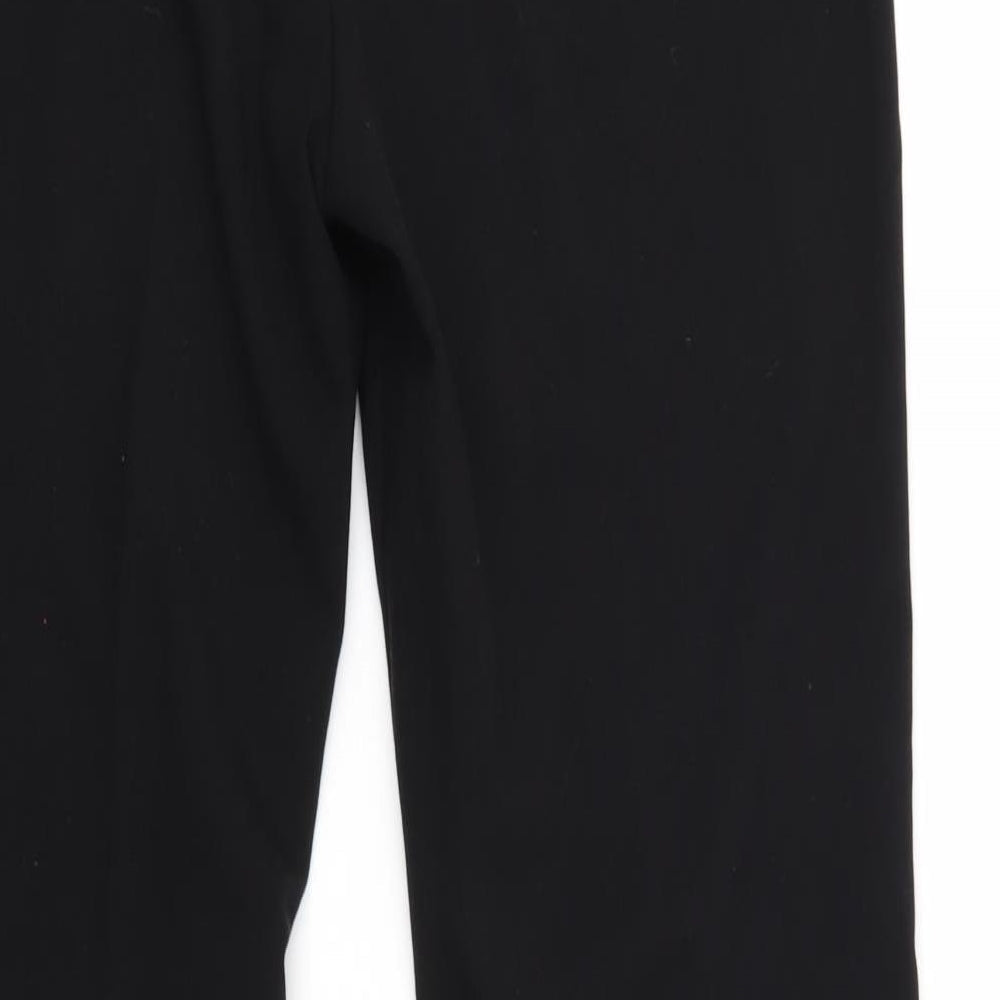 M&S Womens Black   Trousers  Size 10 L28 in