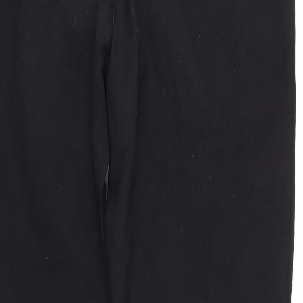 Freesia Womens Black  Denim Straight Jeans Size L L27 in
