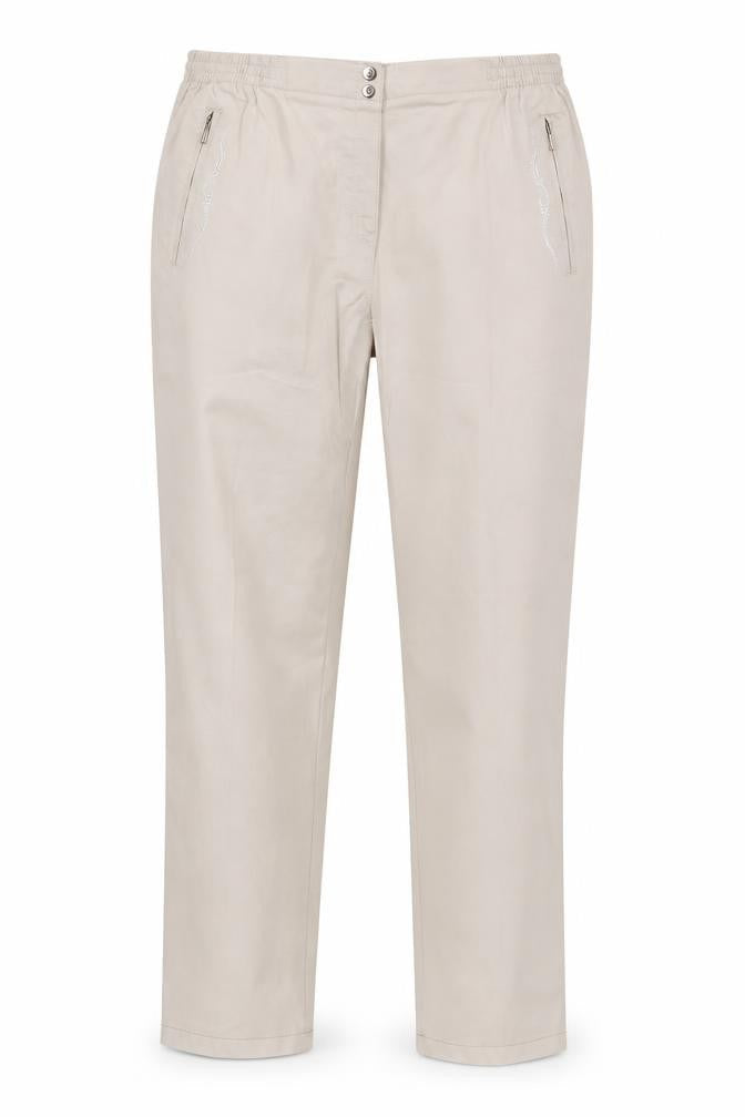 New Fashion Womens Ivory   Trousers  Size 30 in L27 in