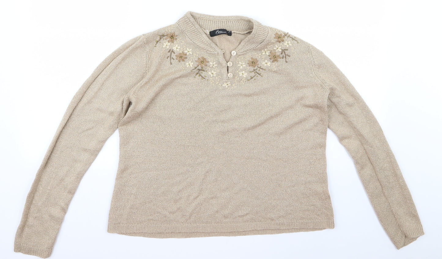 Preworn Womens Clear   Pullover Jumper Size M