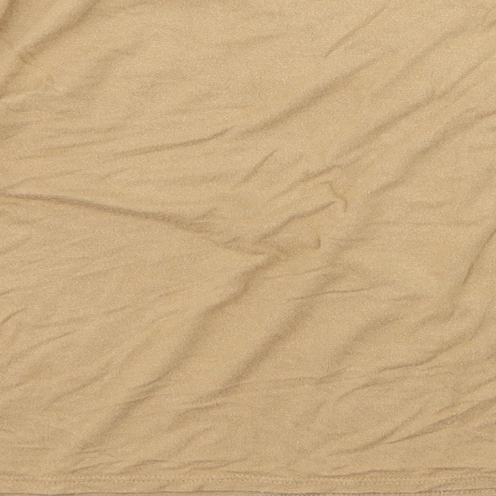 Topshop Womens Beige   Basic T-Shirt Size 6