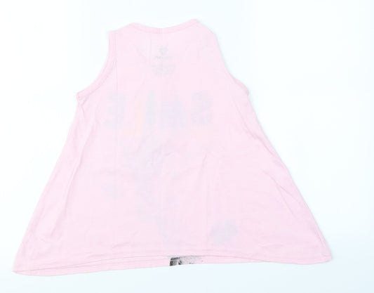 Near Girls Pink   Basic Tank Size S  - Giraffe