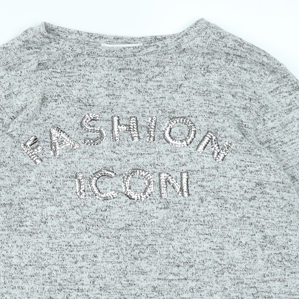 Primark Girls Grey   Basic T-Shirt Size 9-10 Years