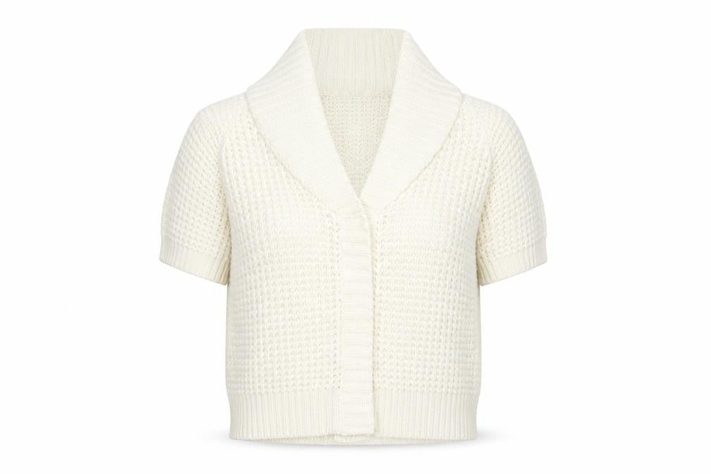 Cherokee Womens White   Cardigan Jumper Size M