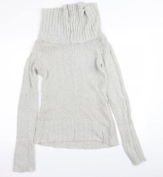 miss foni Womens Grey   Pullover Jumper Size 10