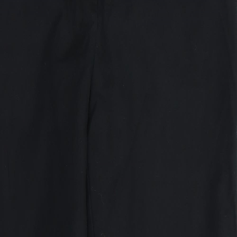 Moda Womens Black   Trousers  Size 14 L26 in