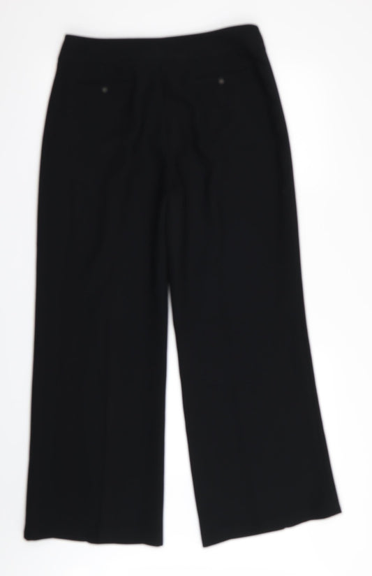 NEXT Womens Black   Trousers  Size 12 L30 in