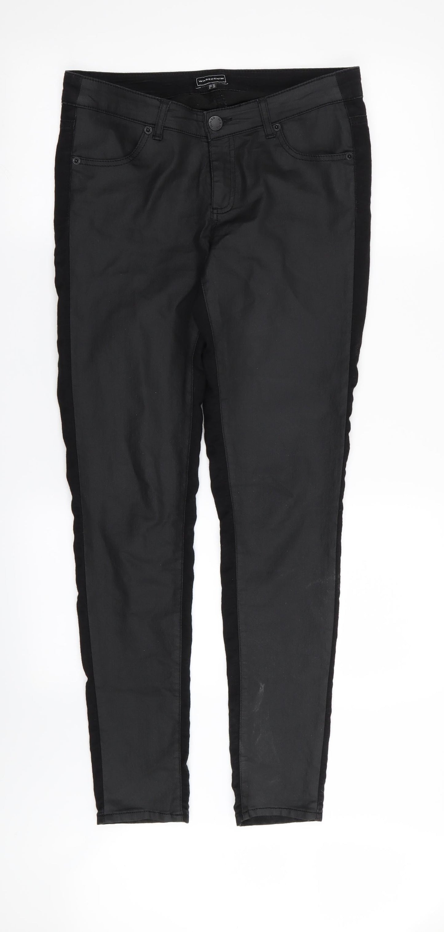 WAREDENIM Womens Black   Skinny Jeans Size 12 L31 in
