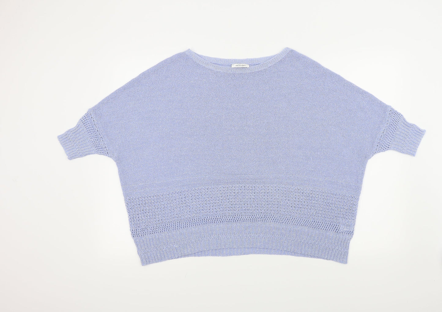 Artigiano Womens Blue   Pullover Jumper Size M