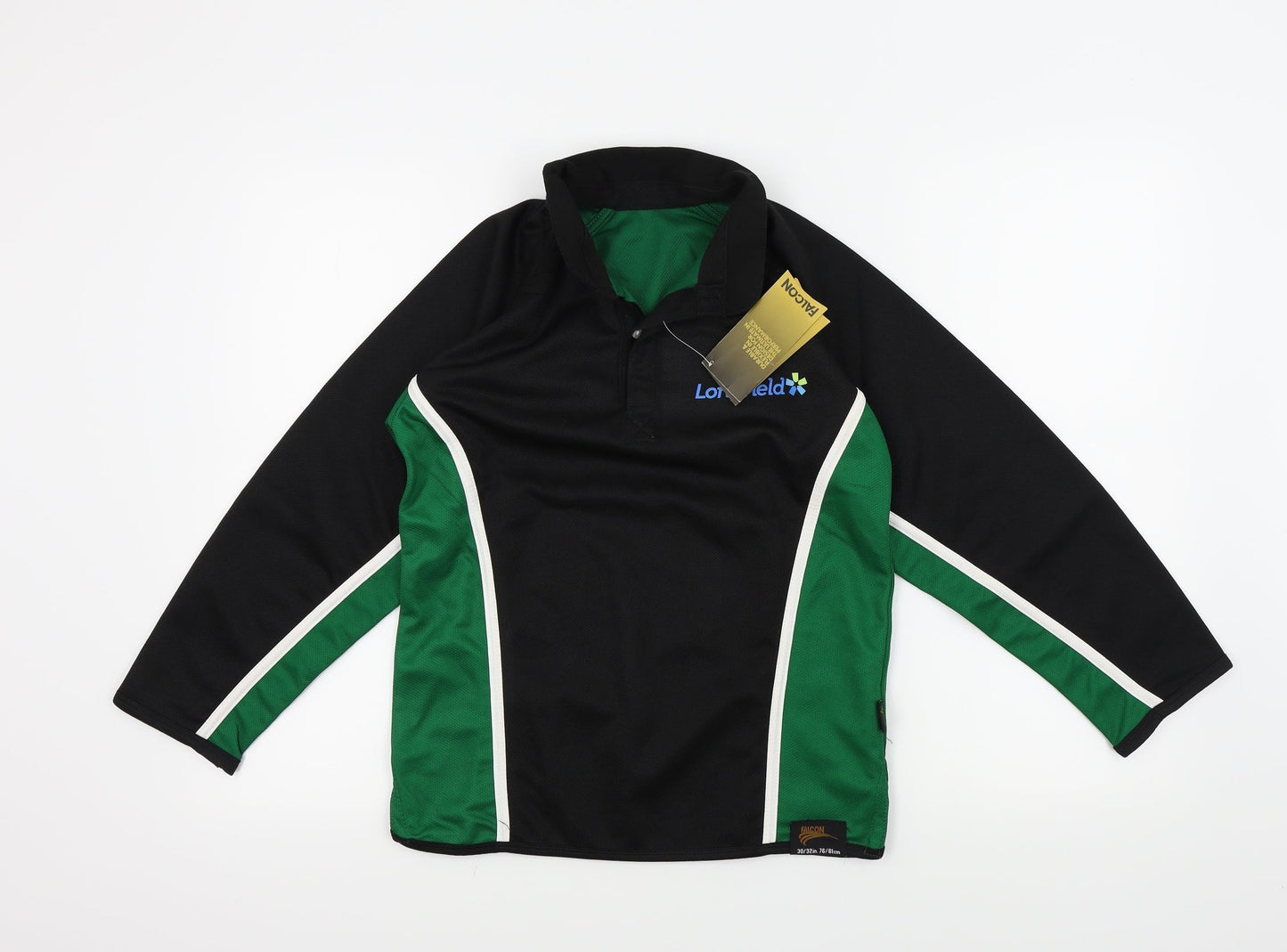 longfield Boys Black   Pullover Jumper Size S
