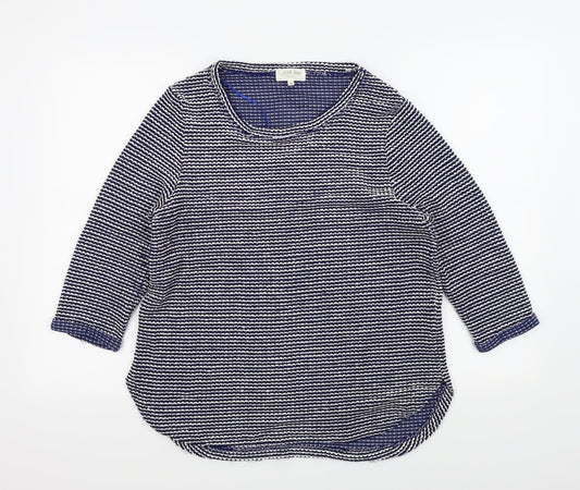 WITH LOVE Womens Blue   Pullover Jumper Size M