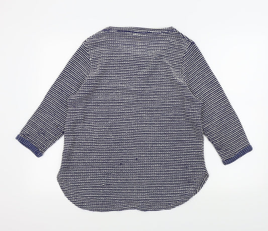 WITH LOVE Womens Blue   Pullover Jumper Size M
