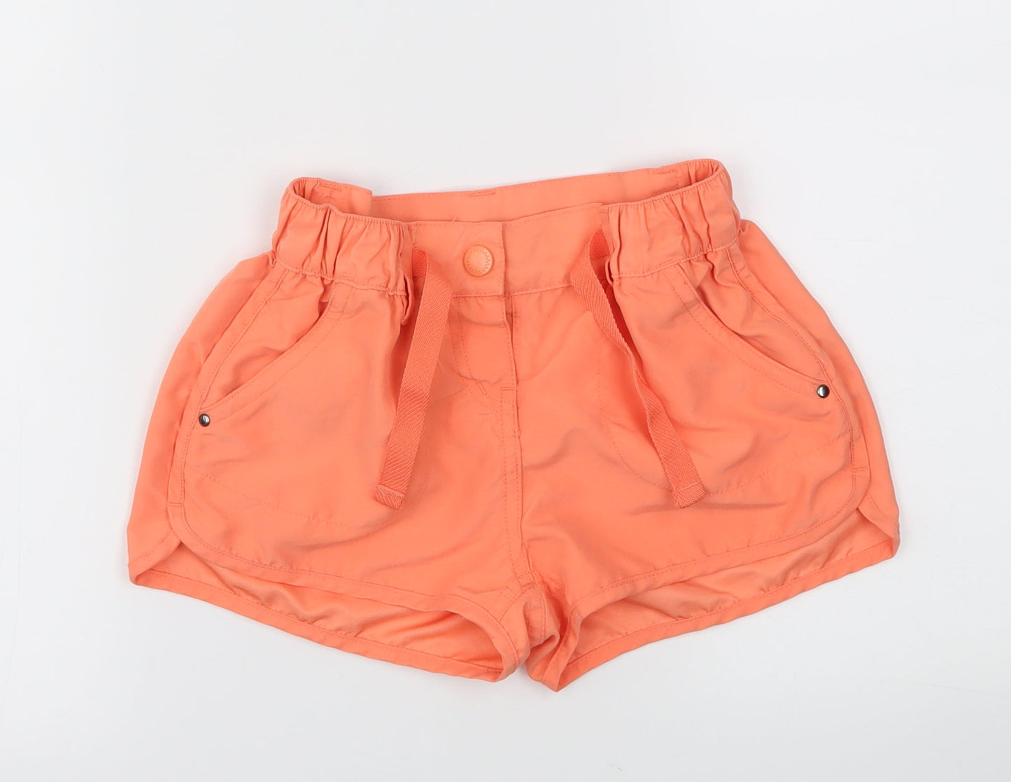 pepperts Girls Orange   Sweat Shorts Size 5-6 Years