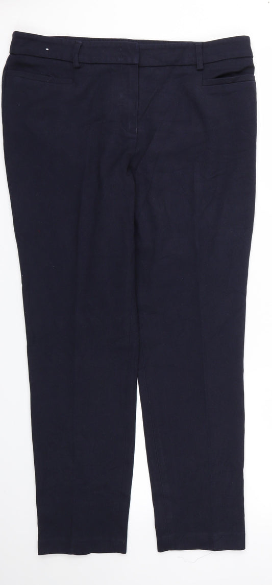Next  Womens Blue   Trousers  Size 12 L27 in
