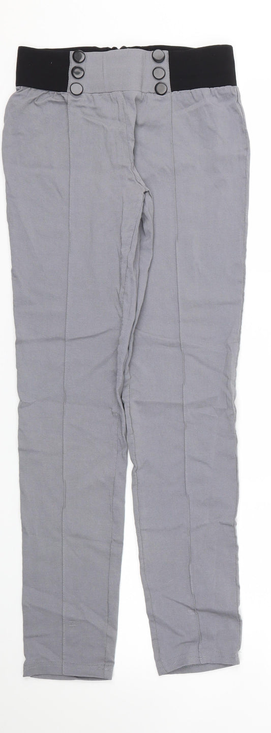 Zanzea Womens Grey   Trousers  Size 8 L27 in