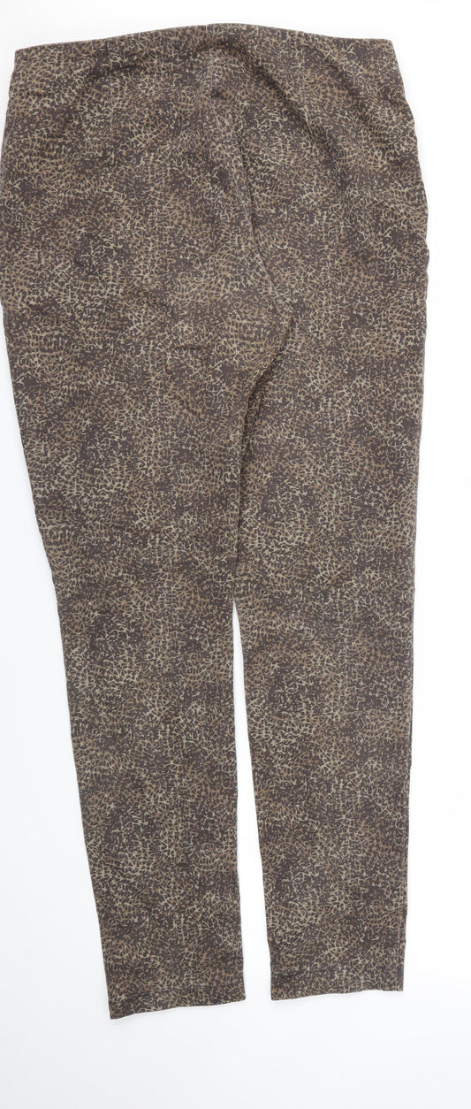 benotti  Womens Brown Animal Print  Skinny Jeans Size 12 L29 in