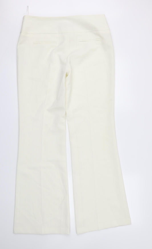EVIE  Womens Ivory   Trousers  Size 12 L31 in