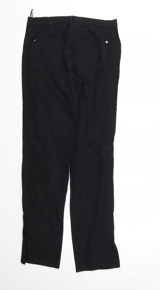 Preworn Womens Black   Skinny Jeans Size 12 L31 in
