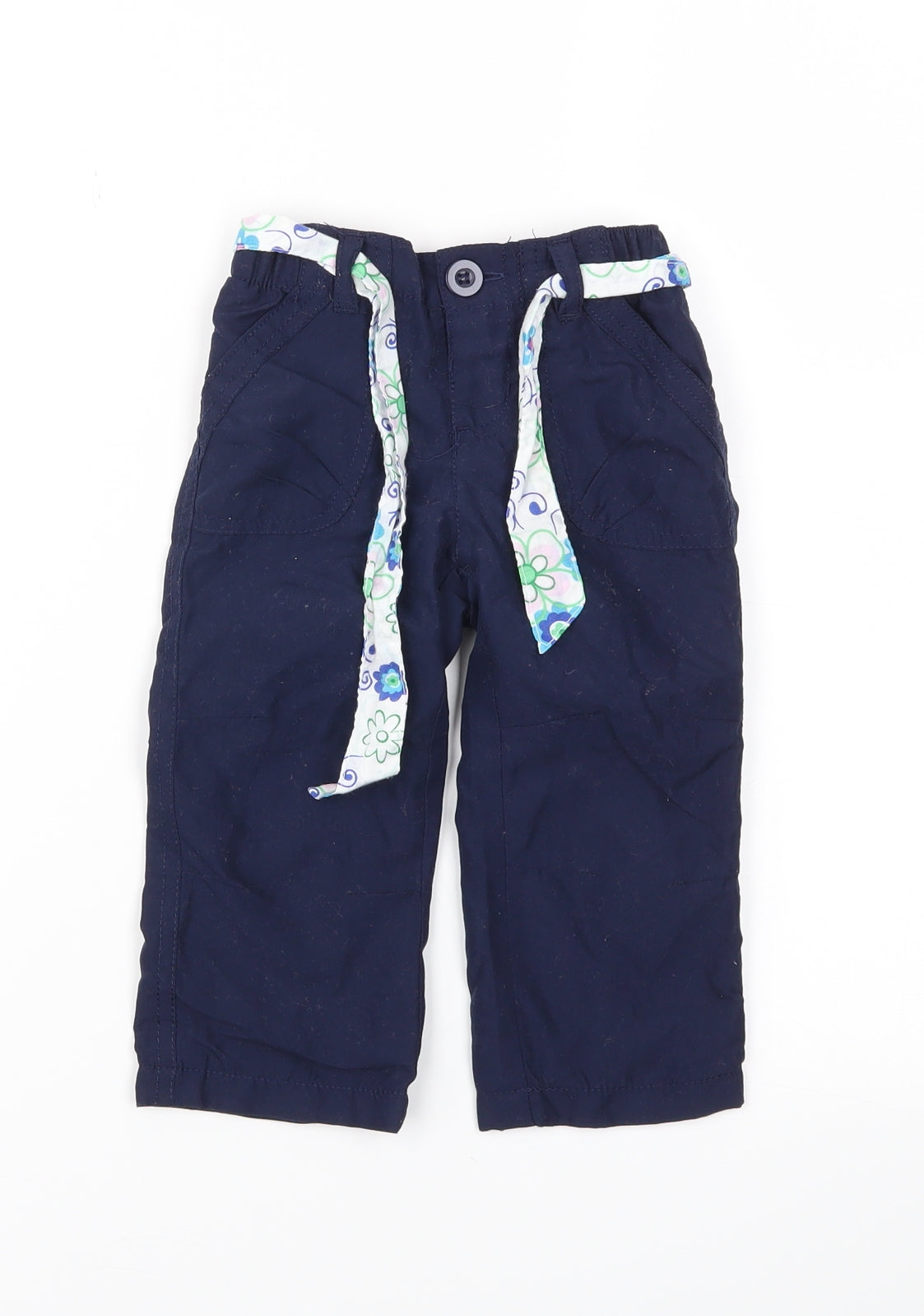 Early Days  Blue   Cargo Trousers Size 9-12 Months