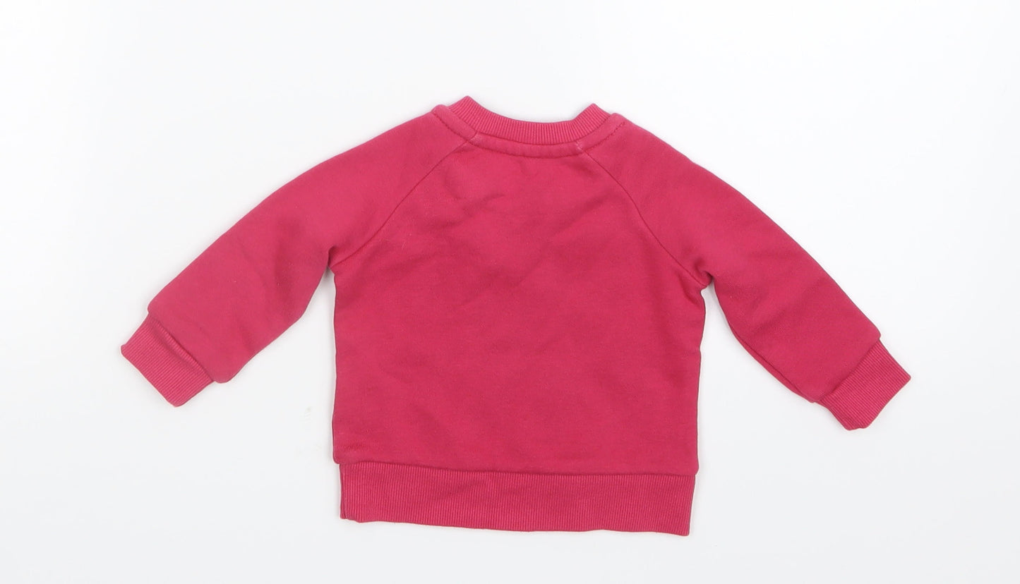 Primark Girls Pink   Pullover Jumper Size 0-3 Months