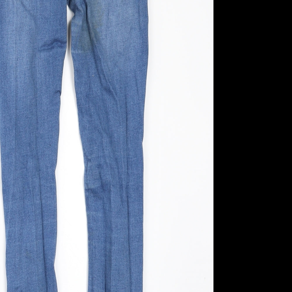 Denim & Co. Girls Beige  Denim Skinny Jeans Size 10-11 Years