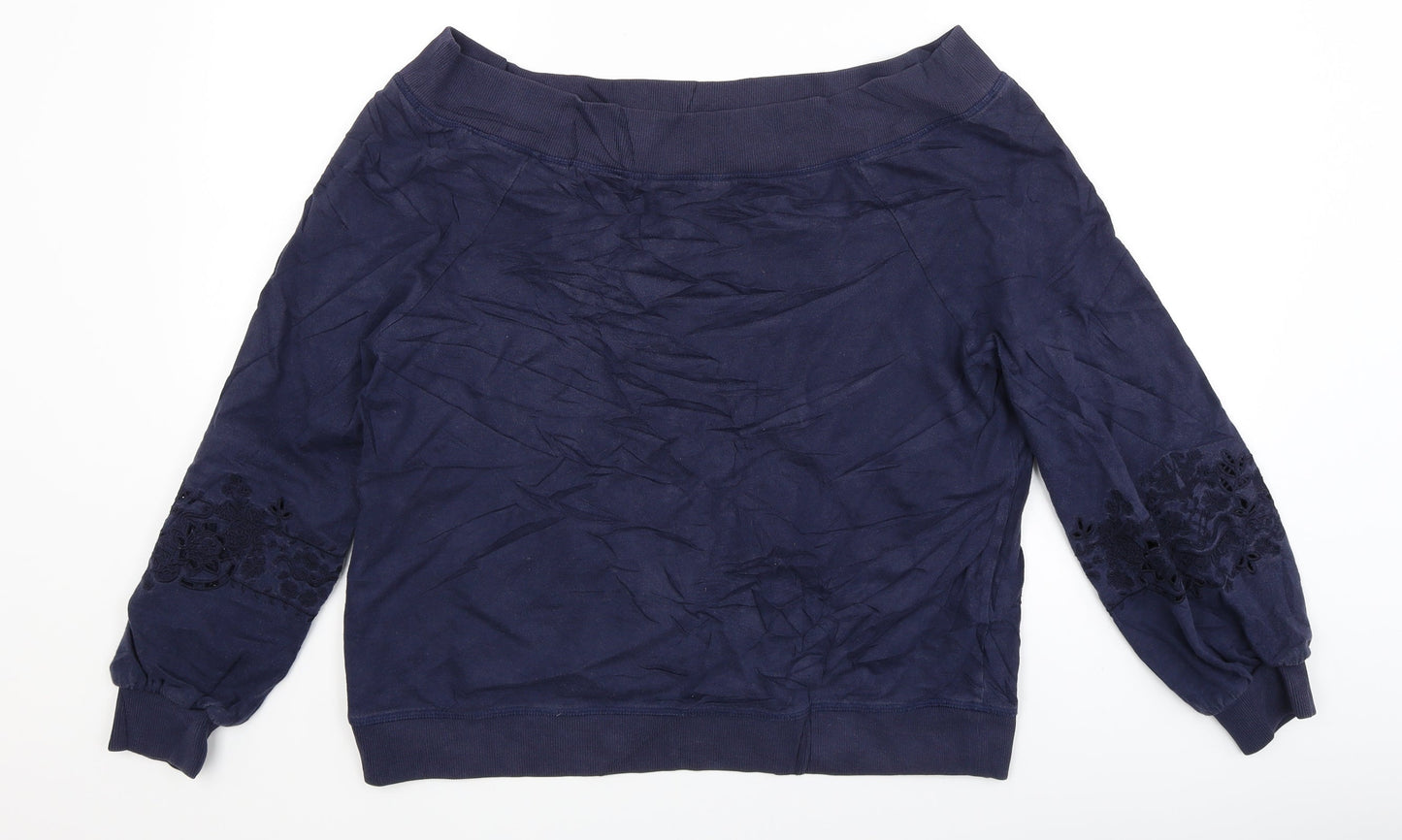 NEXT Womens Blue   Pullover Jumper Size L