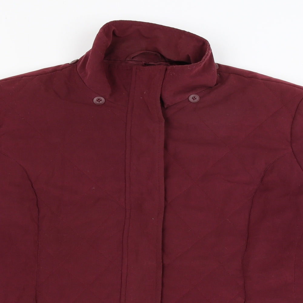 BHS Womens Red   Parka Coat Size 14