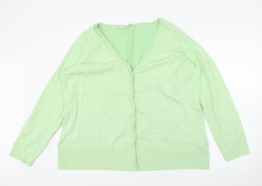 BPC Womens Green   Cardigan Jumper Size XL