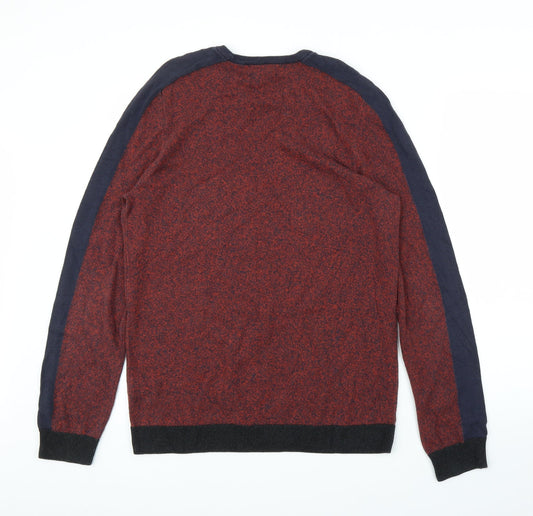 M&S Mens Purple   Pullover Jumper Size S