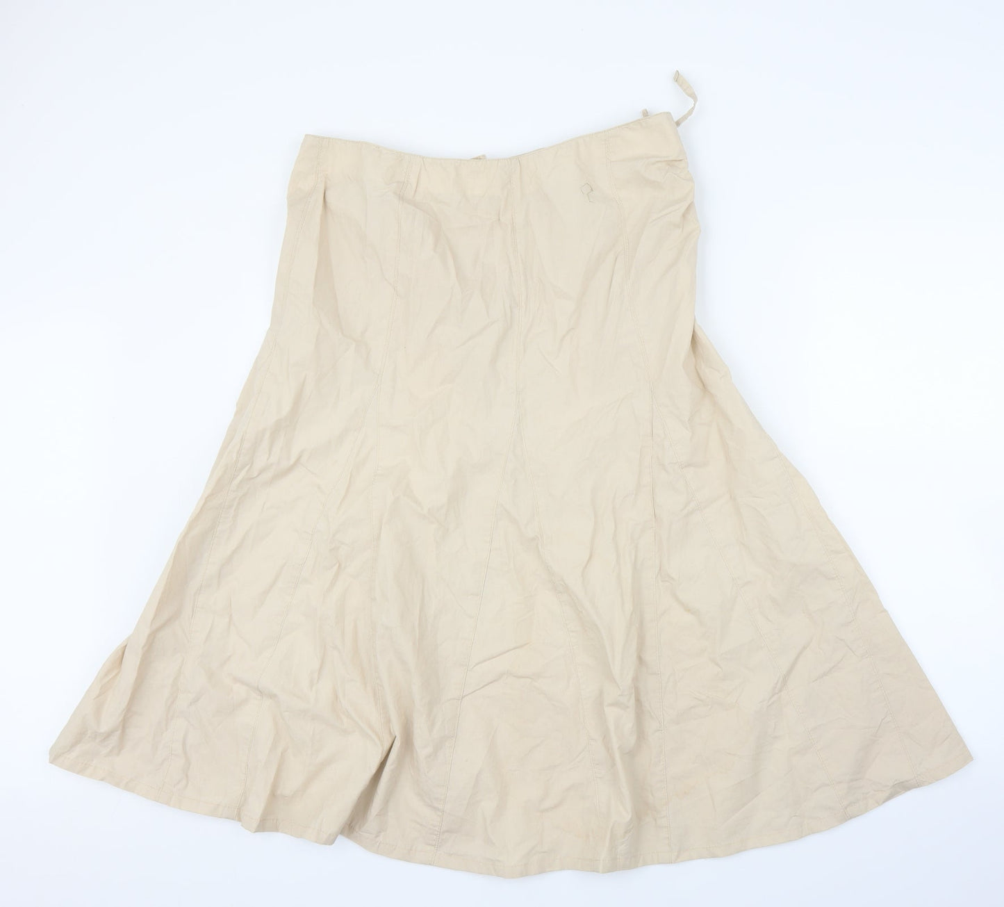 Preworn Womens Beige   Trumpet Skirt Size L