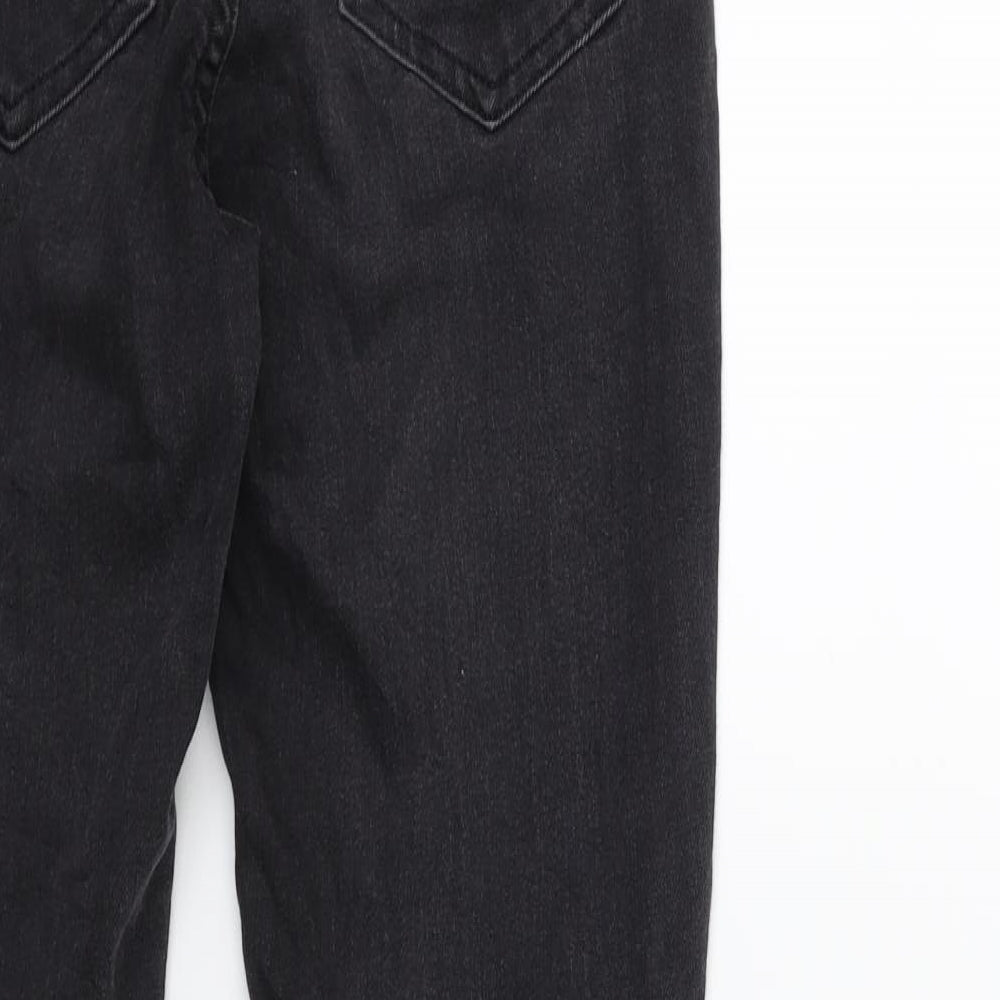 H&M Womens Black  Denim Skinny Jeans Size 6 L28 in