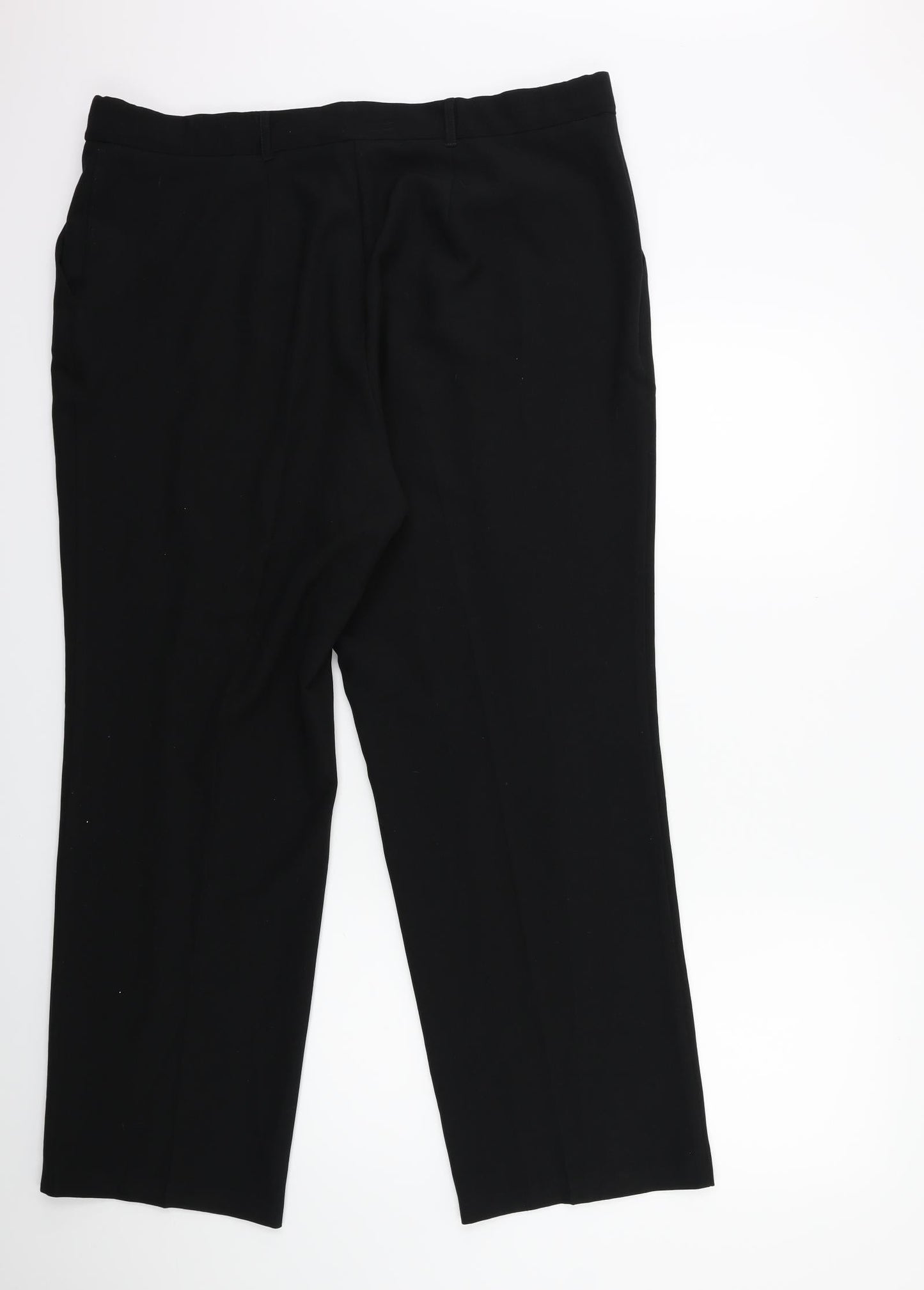Papaya Womens Black   Trousers  Size 20 L28 in