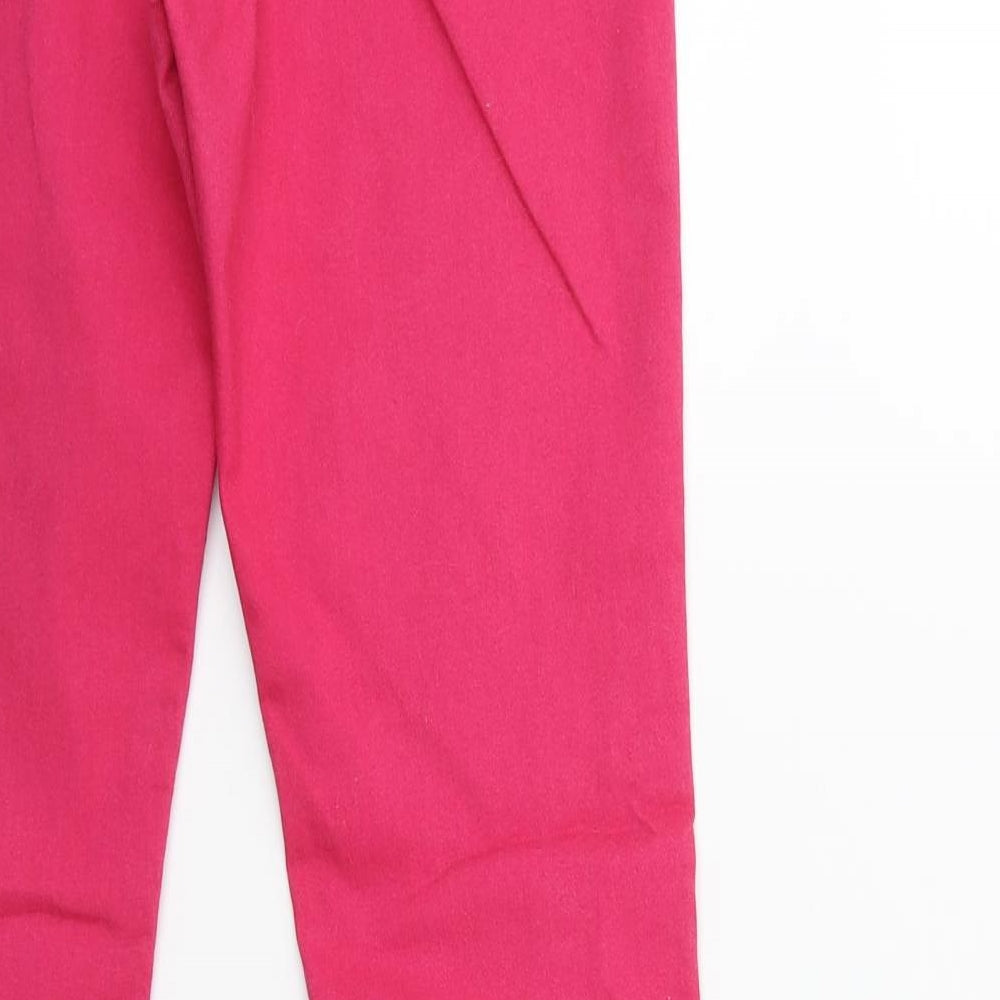 H&M Womens Pink  Denim Skinny Jeans Size 10 L27 in