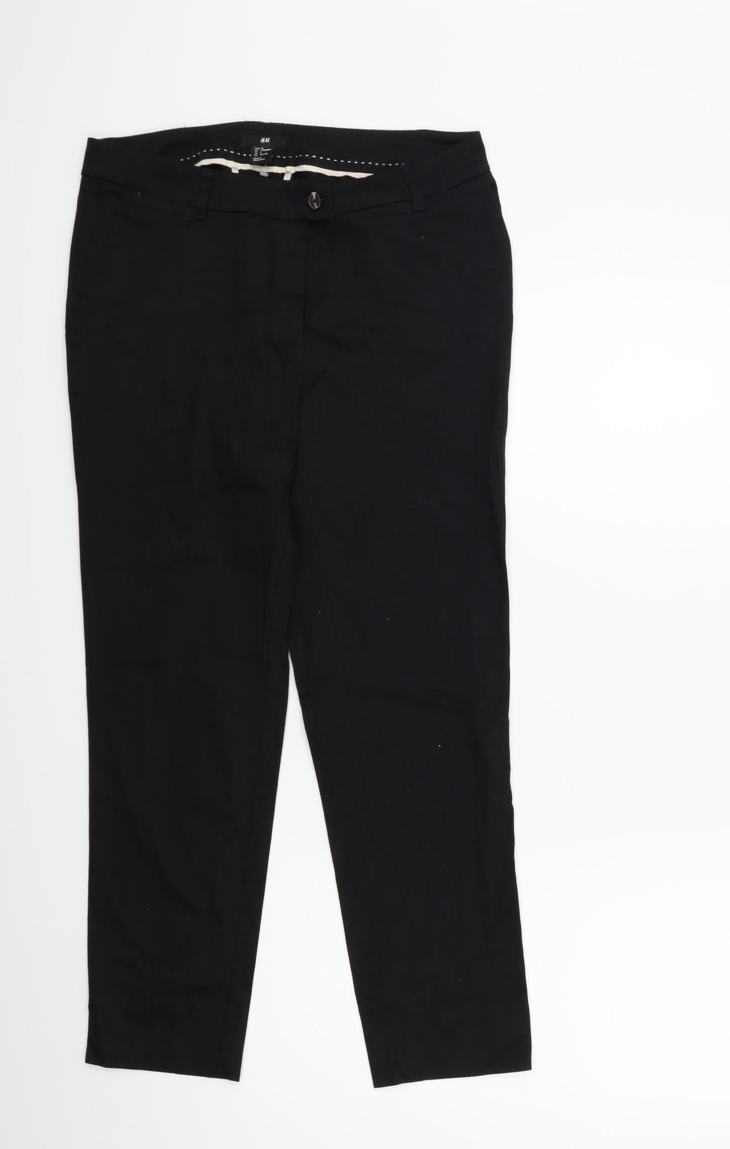 H&M Womens Black   Snow Pants Trousers Size 10 L26 in
