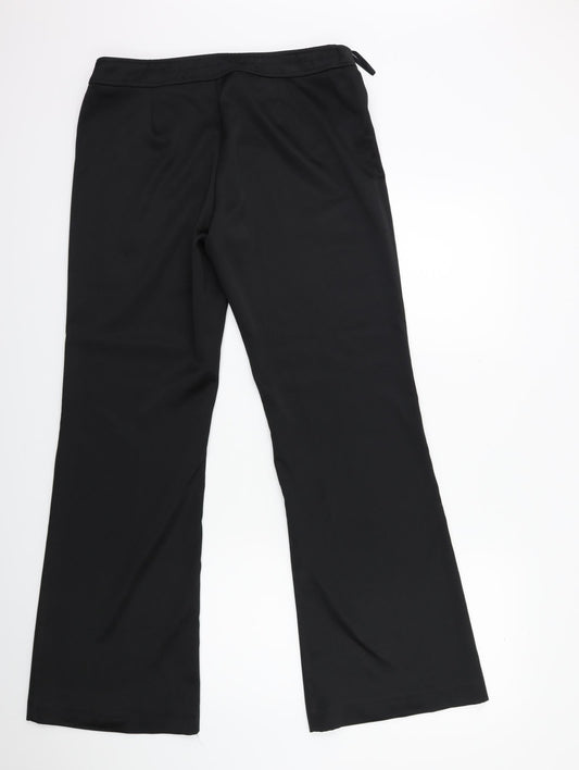 T. Tuch Womens Black   Trousers  Size 14 L30 in