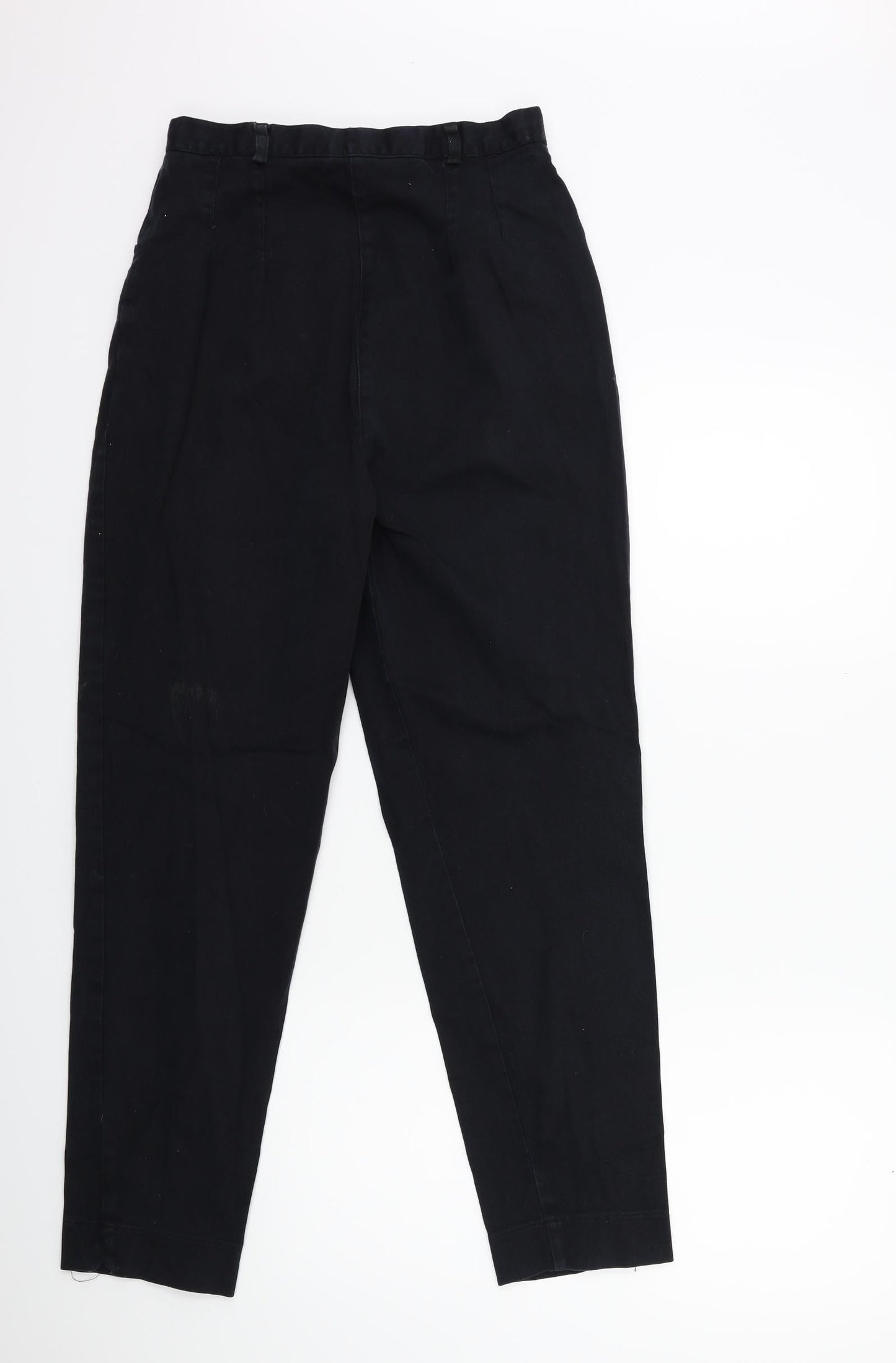 Preworn Womens Black   Trousers  Size 14 L28 in