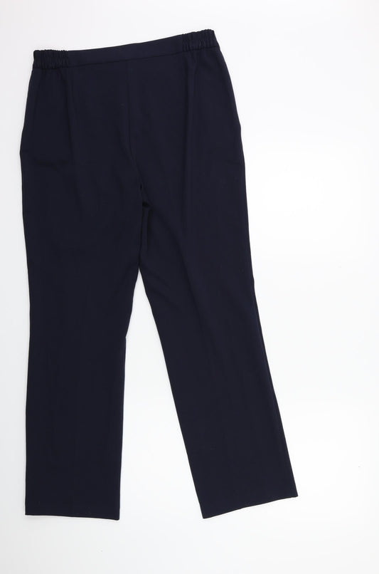 Marks and Spencer Womens Blue   Trousers  Size 12 L30 in