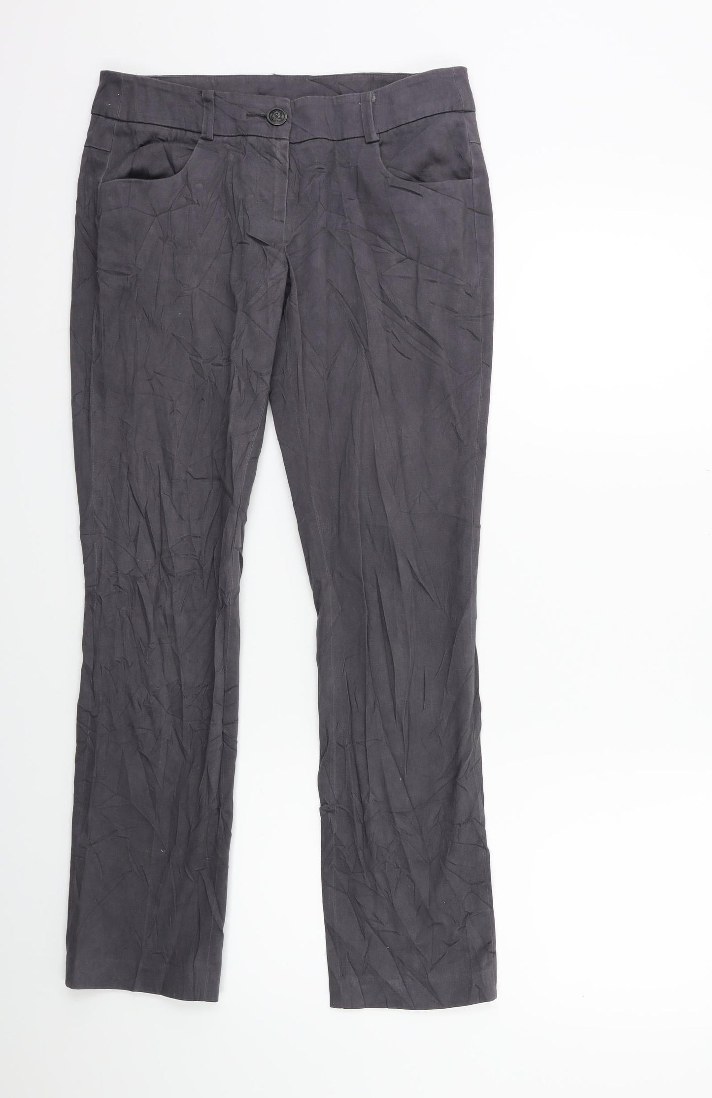 Camaïeu Womens Grey   Trousers  Size 30 in L29 in