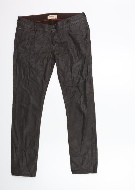 Preworn Womens Brown   Trousers  Size 10 L28 in