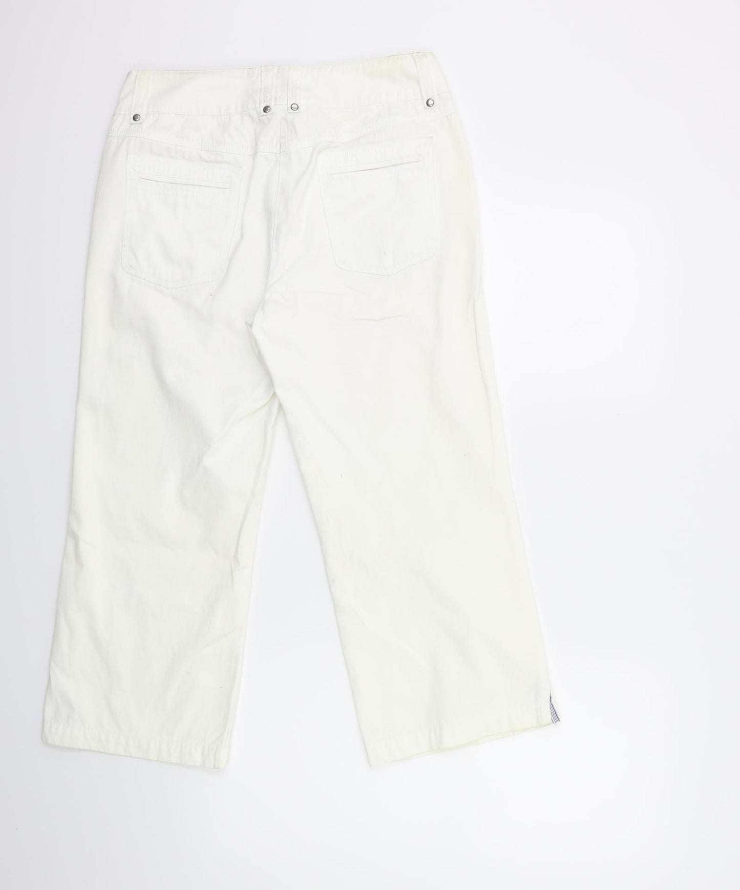 priciples Womens White  Denim Cropped Jeans Size 10 L23 in