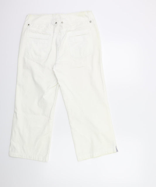priciples Womens White  Denim Cropped Jeans Size 10 L23 in