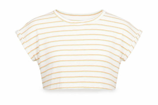 Primark Womens Beige Striped  Pullover Hoodie Size S