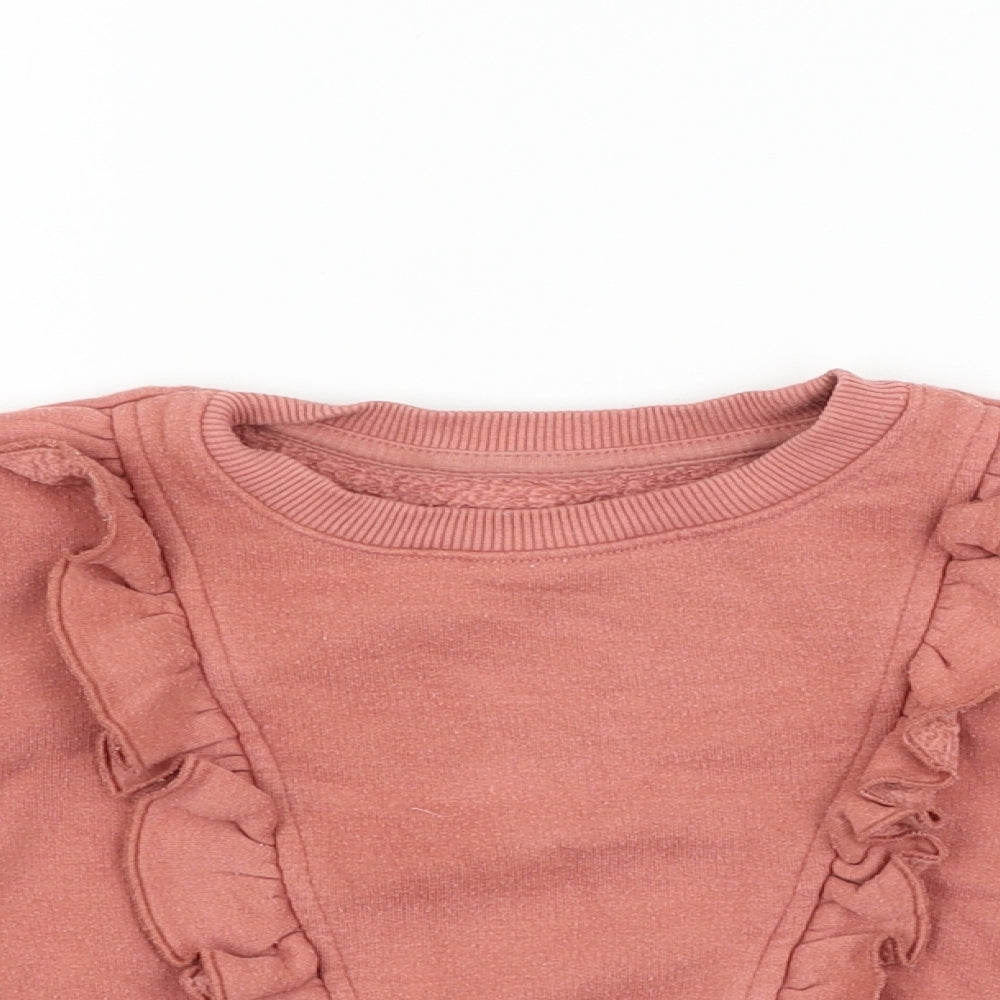Matlan Boys Pink   Pullover Jumper Size 12-18 Months