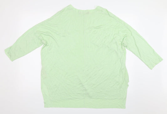 Marks and Spencer Womens Green   Pullover Jumper Size 14