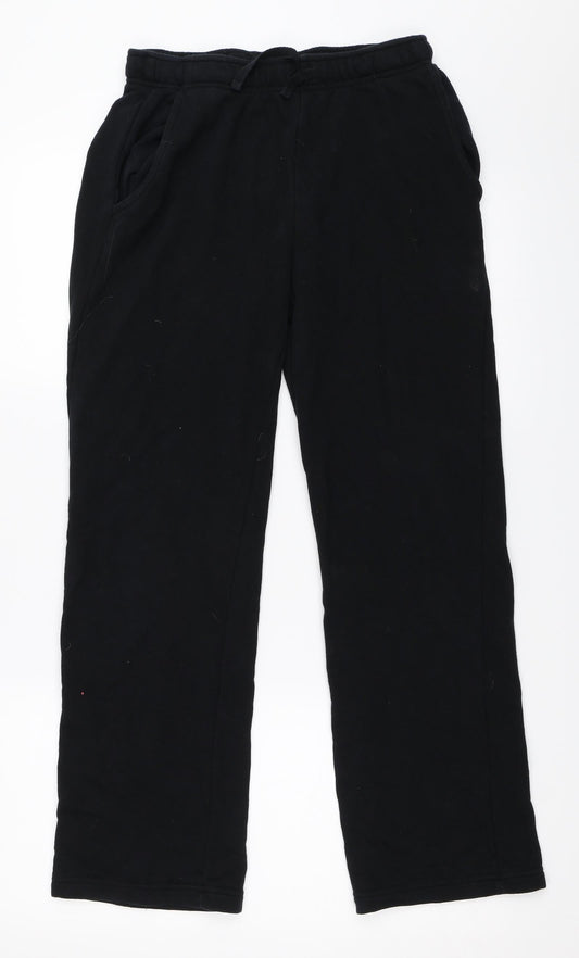 Papaya Womens Black   Sweatpants Trousers Size S L28 in