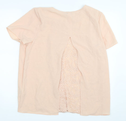 Peacocks Womens Beige   Basic Blouse Size 14