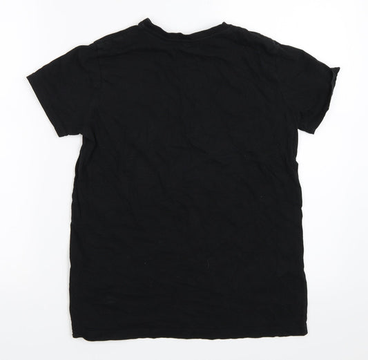 Primark Boys Black   Basic T-Shirt Size 11-12 Years