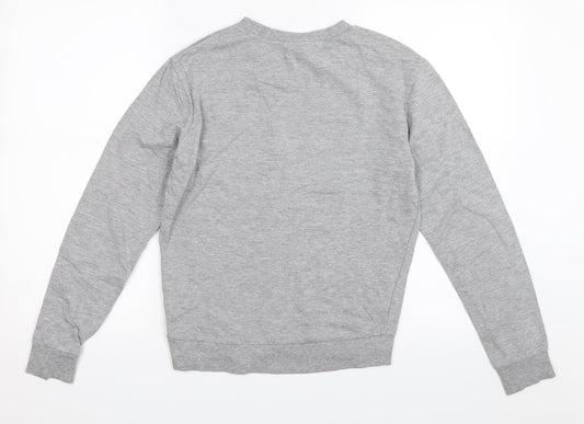 H&M Womens Grey   Pullover Sweatshirt Size XS  - christmas